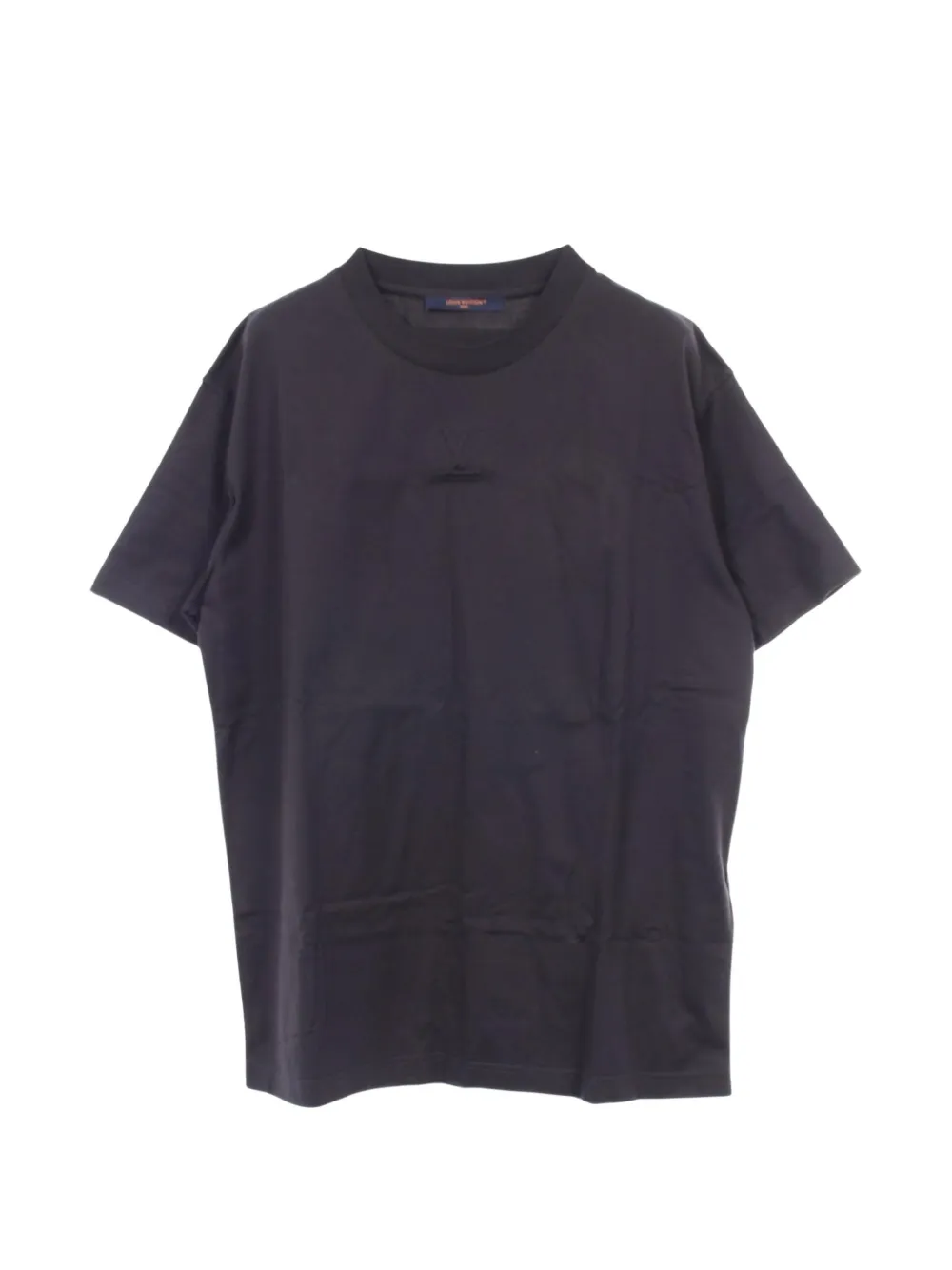 Louis Vuitton Pre-Owned 2020s logo-patch inside-out T-shirt - Blu