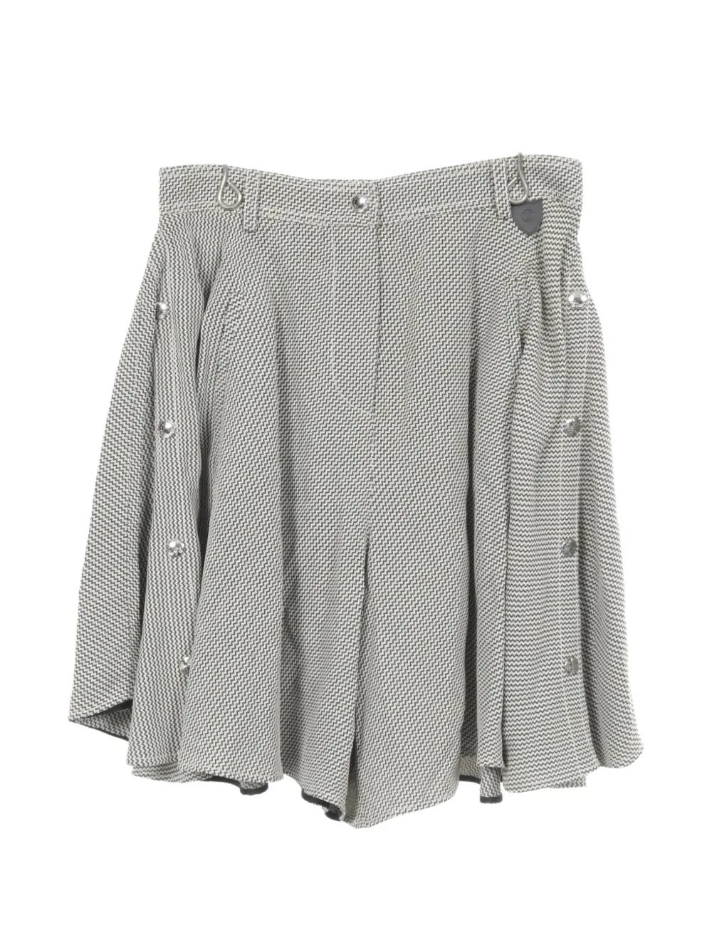 Louis Vuitton Pre-Owned 2010s geometric studded shorts - Nero