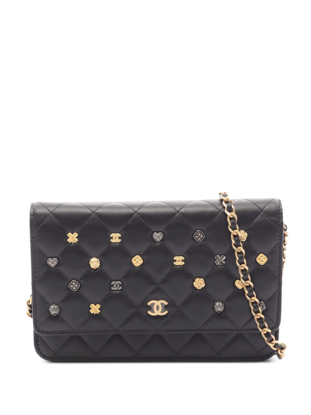 CHANEL Pre-Owned 2021s Icon quilted shoulder bag - Black