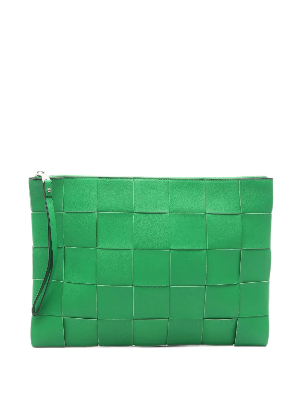 Bottega Veneta Pre-Owned 2010s Maxi Intrecciato clutch bag - Grün