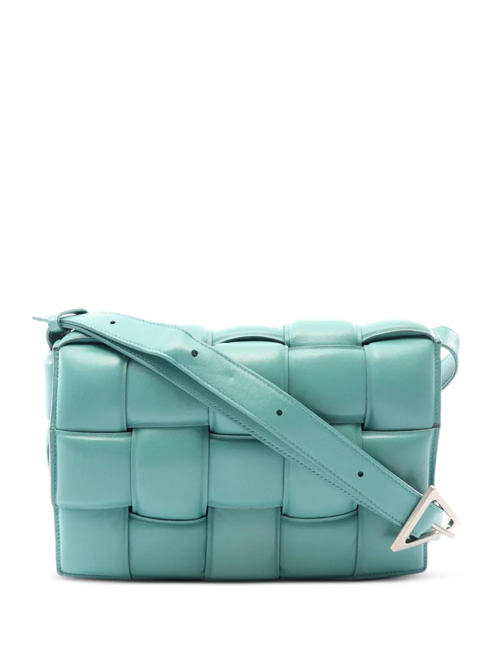 Bottega Veneta Pre-Owned 2000s Intrecciato Padded Cassette shoulder bag - Blau