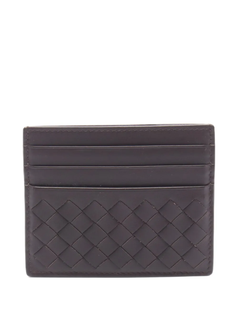 Bottega Veneta Pre-Owned 2010s Intrecciato card case - Braun