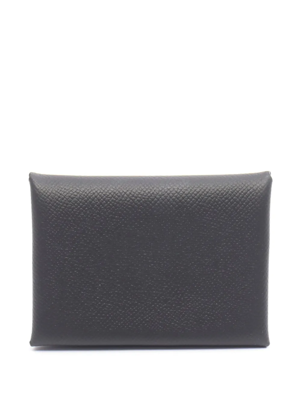 Hermès Pre-Owned 2026 Calviduo Epsom coin purse - Black