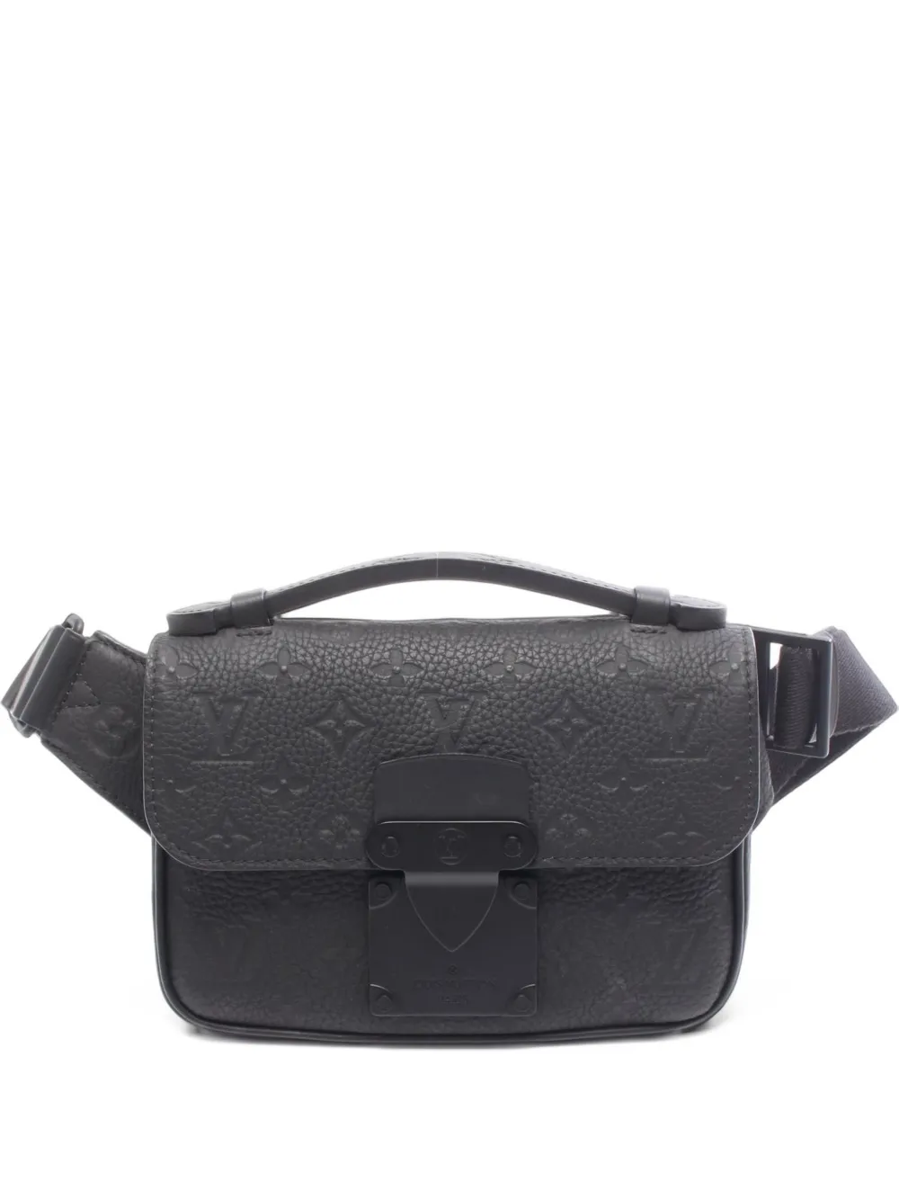 Louis Vuitton Pre-Owned S-lock Monogram Empreinte belt bag - Black