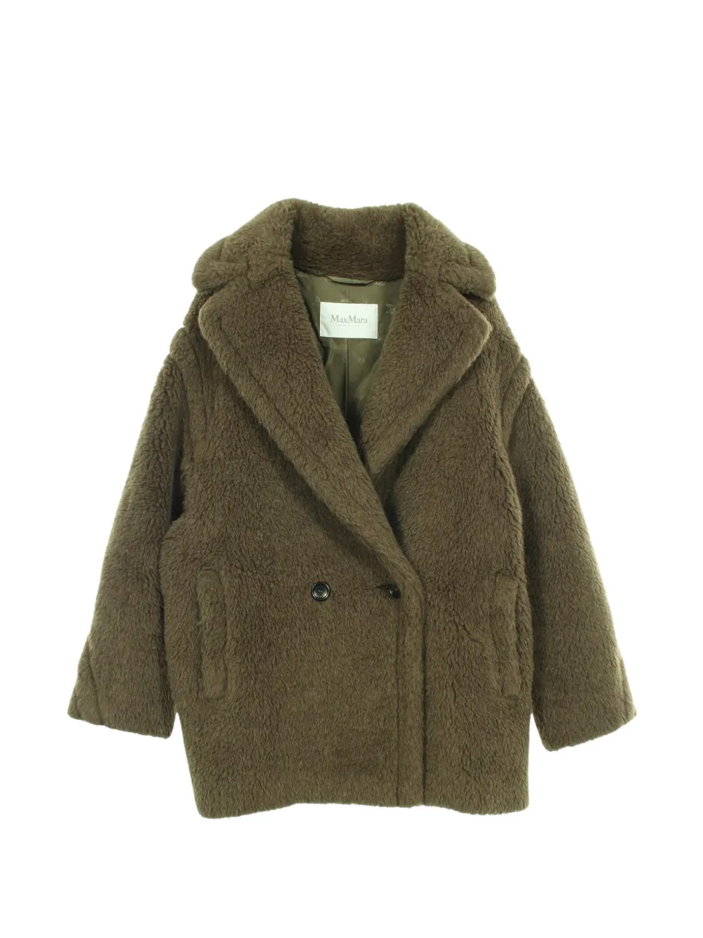 Max Mara 2010s Olga Teddy Bear coat - Grün