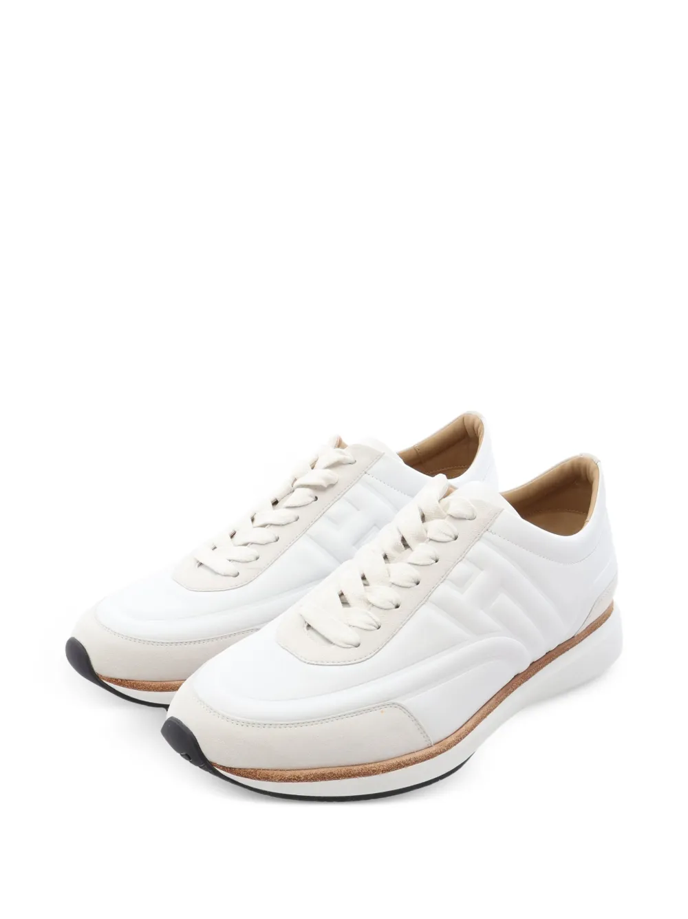 Hermès Pre-Owned 2010s Easy leather sneakers - Weiß