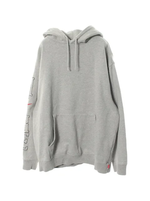 Supreme 2000s embroidered pullover hoodie