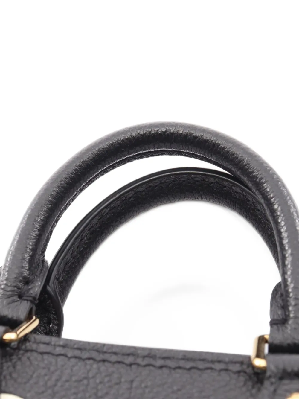 Louis Vuitton Pre-Owned Monogram Empreinte Nano Speedy handtas Zwart