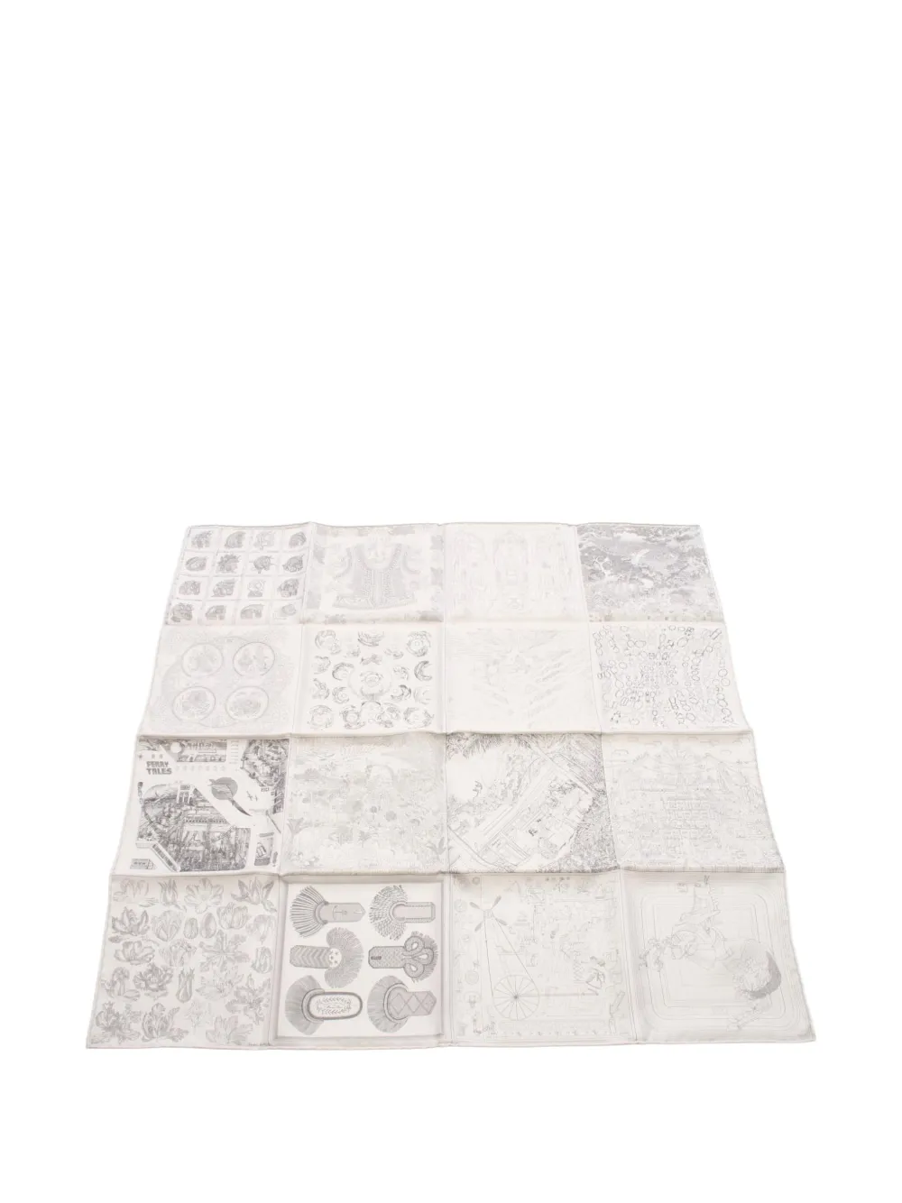 Hermès Pre-Owned 2010s 60 Robocabal Carre scarf - Nude