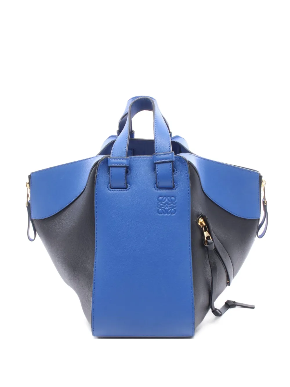 Loewe Pre-Owned 2000s small Hammock leather tote bag - Schwarz