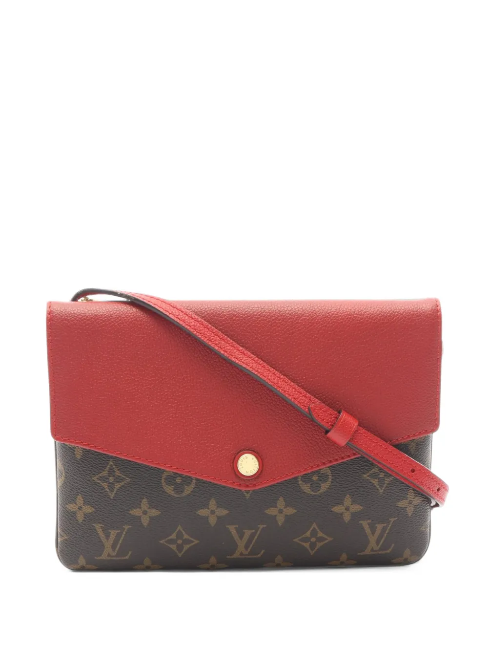 Louis Vuitton Pre-Owned 2015 Twice Twin Monogram shoulder bag - Marrone