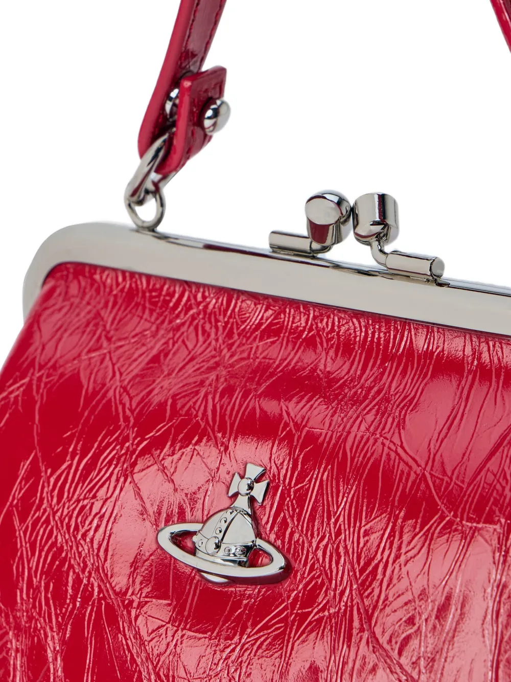 Vivienne Westwood Orb-plaque frame tote bag Rood