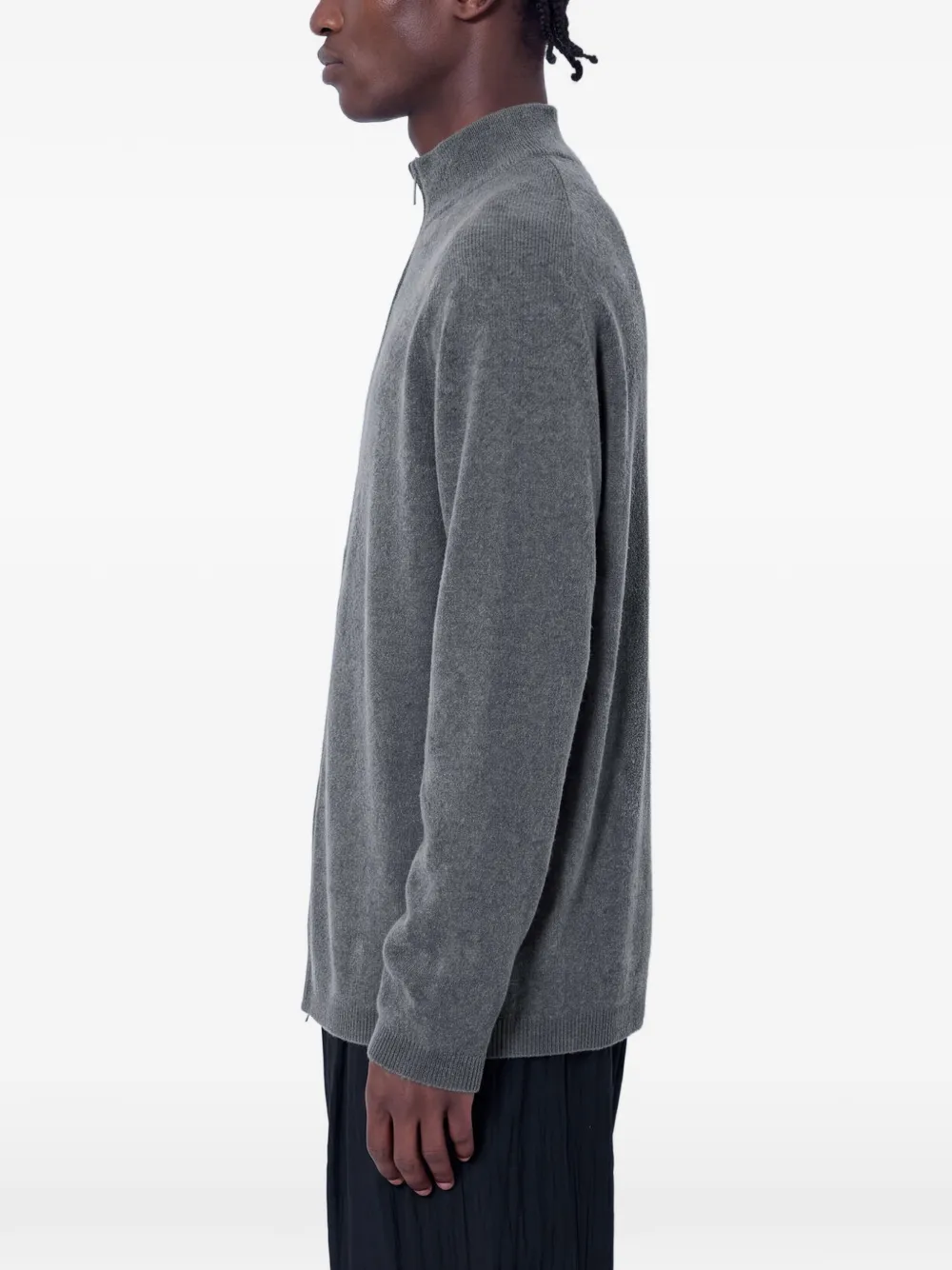 OUR LEGACY Line zip cardigan Grijs