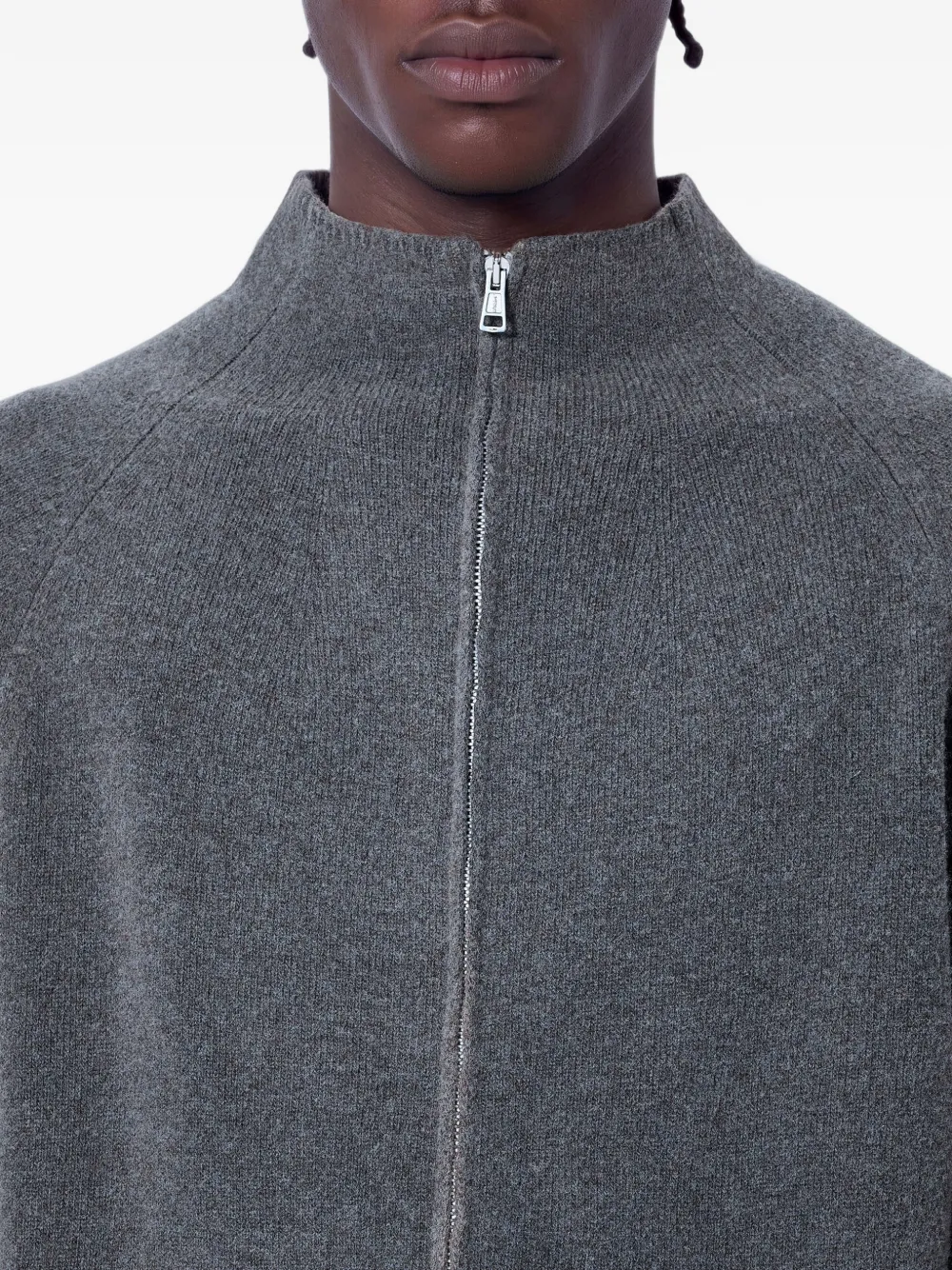 OUR LEGACY Line zip cardigan Grijs