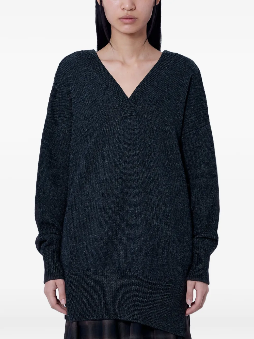 OUR LEGACY Raise v-neck sweater - Grau
