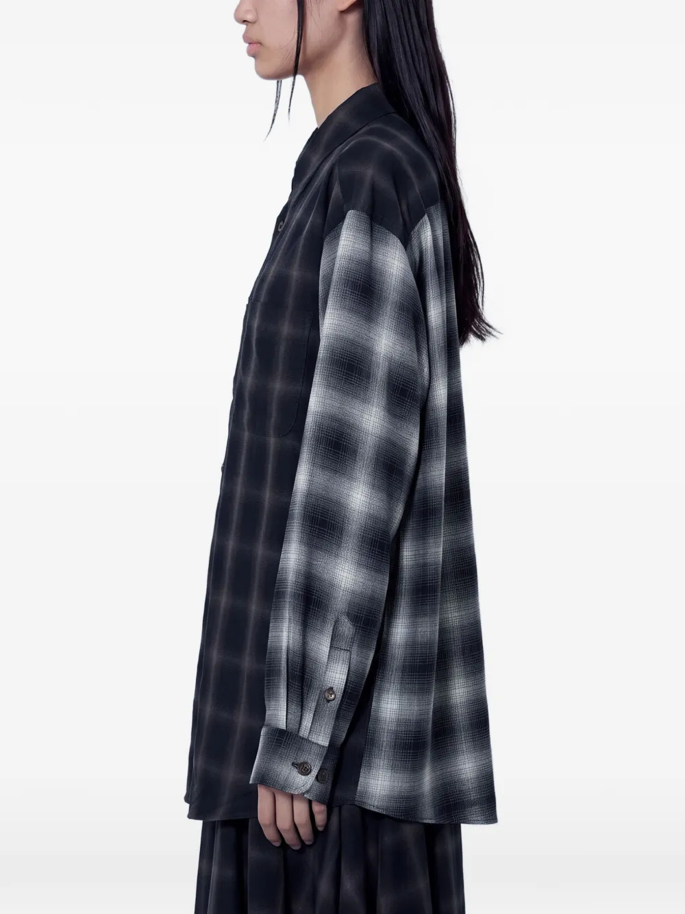OUR LEGACY Favourite check shirt Zwart