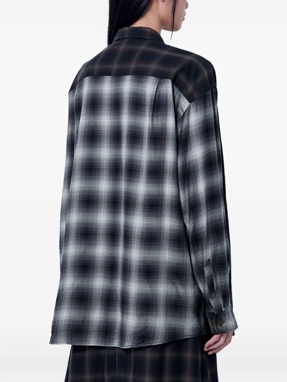 OUR LEGACY Favourite check shirt Zwart