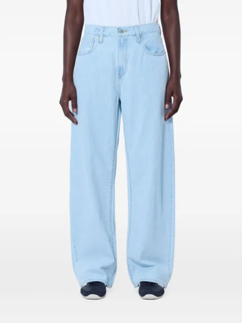 Levi's topstitched mid-rise boyfriend jeans