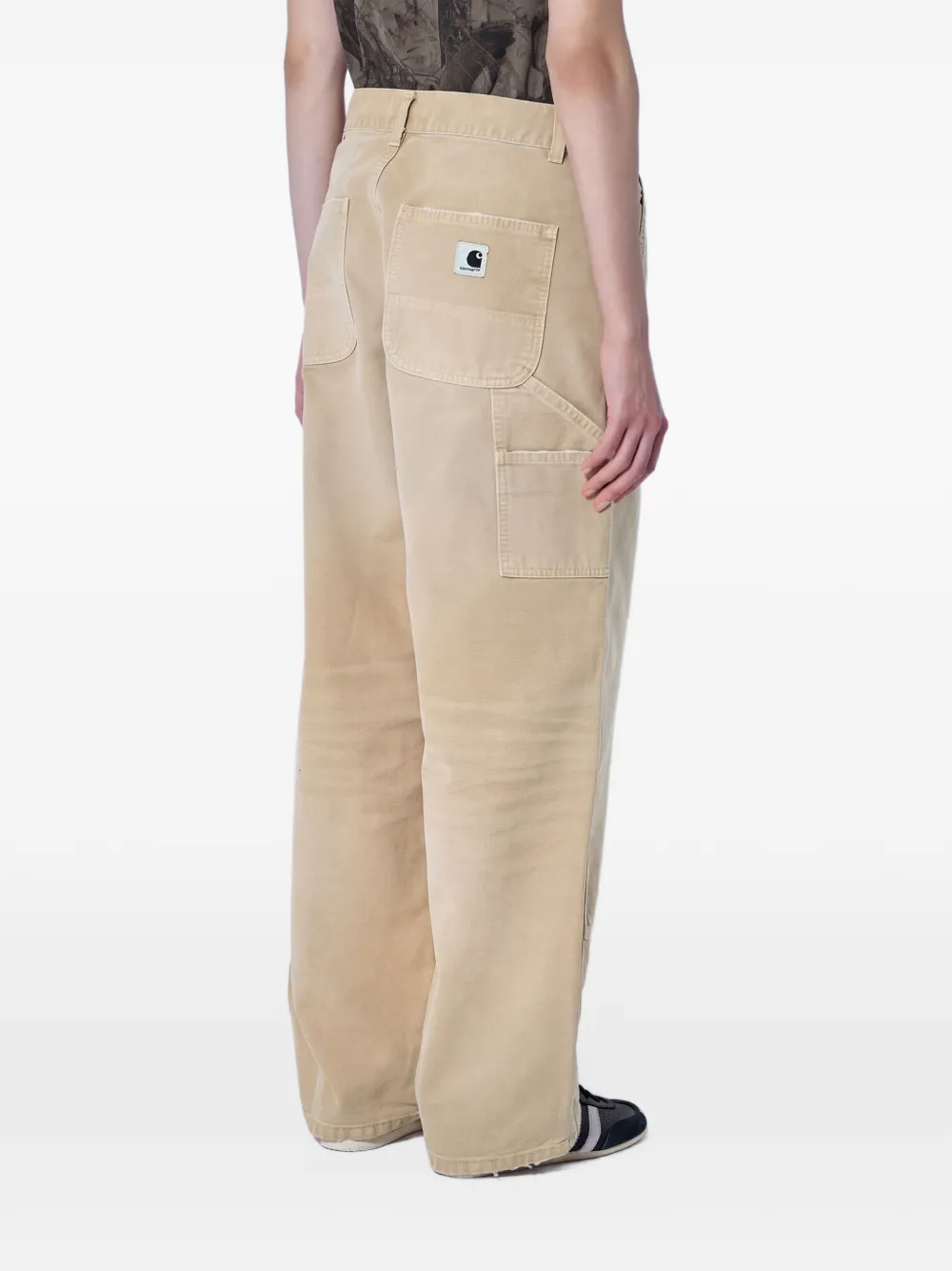 Carhartt WIP Brandon broek met dubbele kniestukken Beige