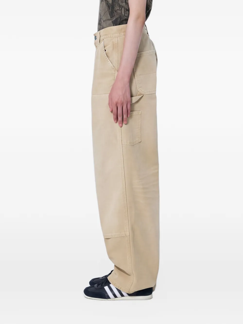 Carhartt WIP Brandon broek met dubbele kniestukken Beige