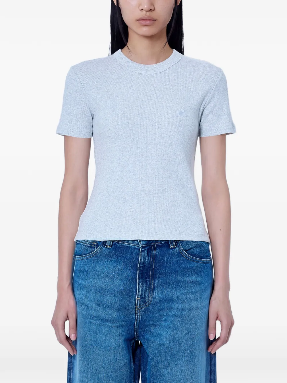 Carhartt WIP Philipa jersey T-shirt met logo-patroon Grijs