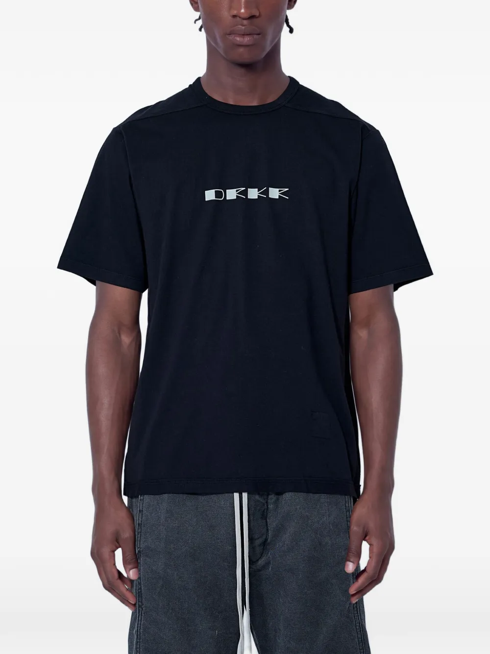 Rick Owens DRKSHDW logo-motif T-shirt - Nero