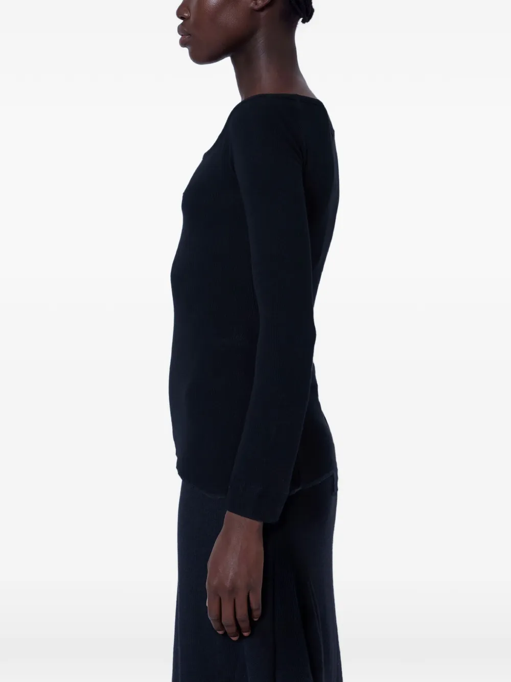 Vivienne Westwood Asymmetrische top met geborduurde Orb Zwart