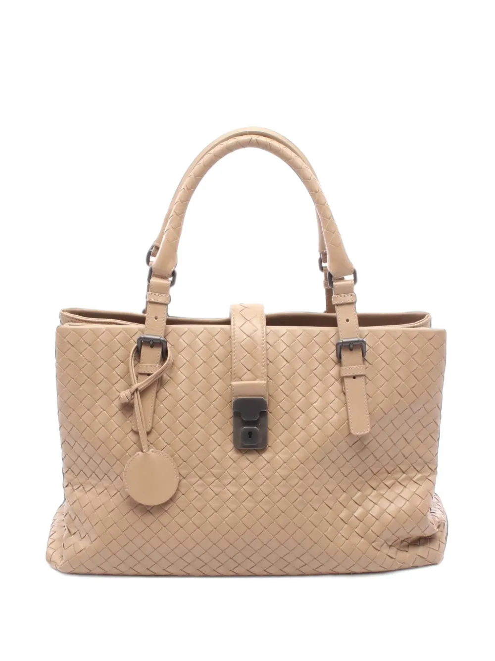 Bottega Veneta Pre-Owned 2000s medium Intrecciato Roma tote bag - Nude
