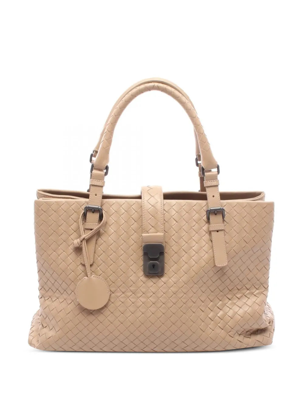 Bottega Veneta Pre-Owned 2000s medium Intrecciato Roma tote bag - Neutrals