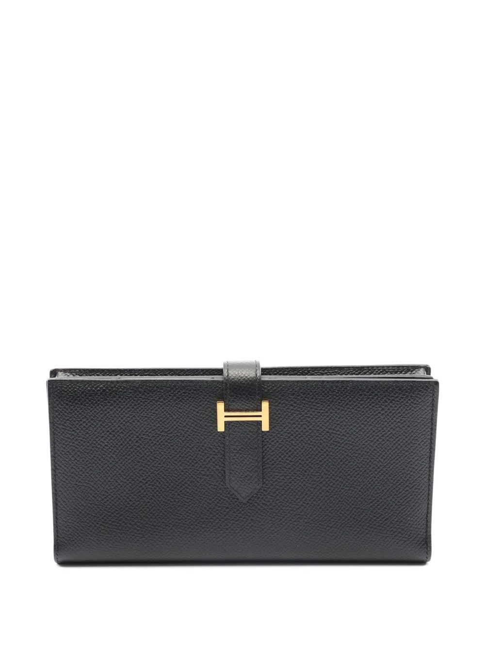 Hermès Pre-Owned 2017 Béarn Soufflé bi-fold wallet - Black