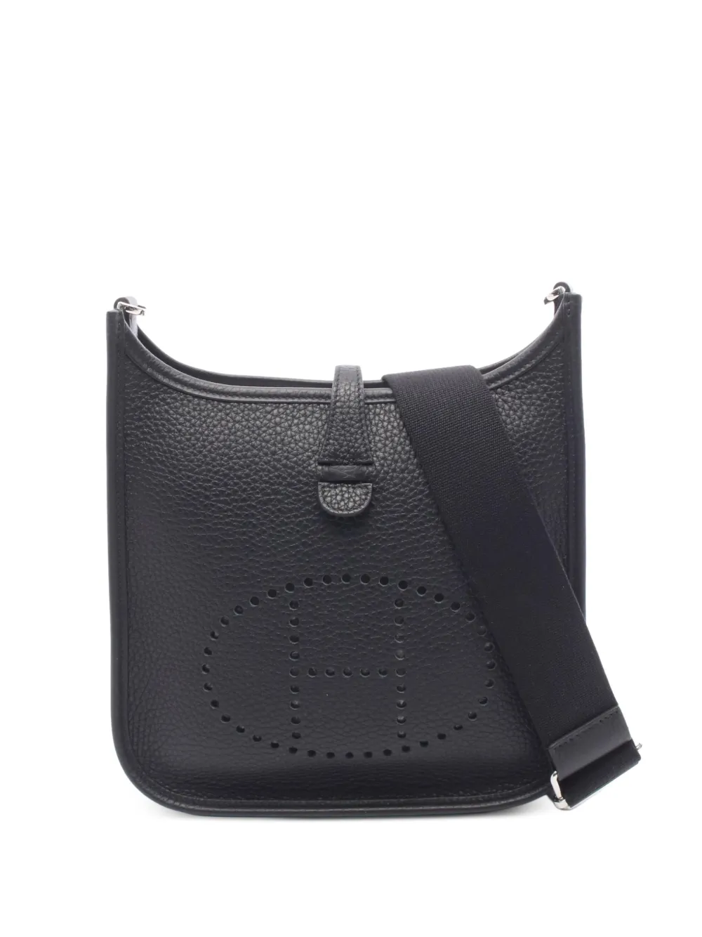 Hermès Pre-Owned 2025 23 Evelyne Clemence leather shoulder bag - Black