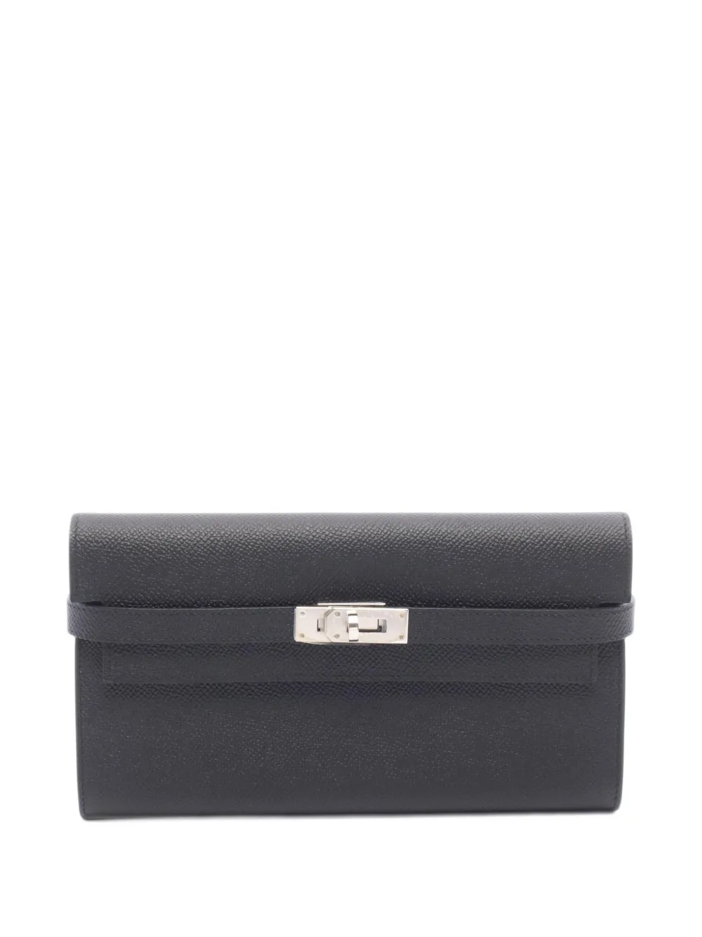 Hermès Pre-Owned 2024 Kelly bi-fold leather wallet - Schwarz