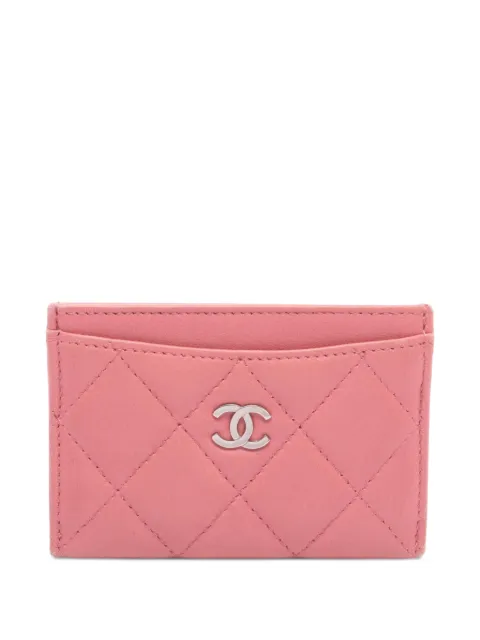 CHANEL Pre-Owned 2008-2009 Matelassé CC card case