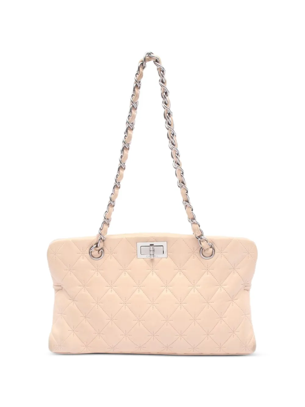 CHANEL Pre-Owned 2005-2006 2.55 matelassé shoulder bag - Neutrals