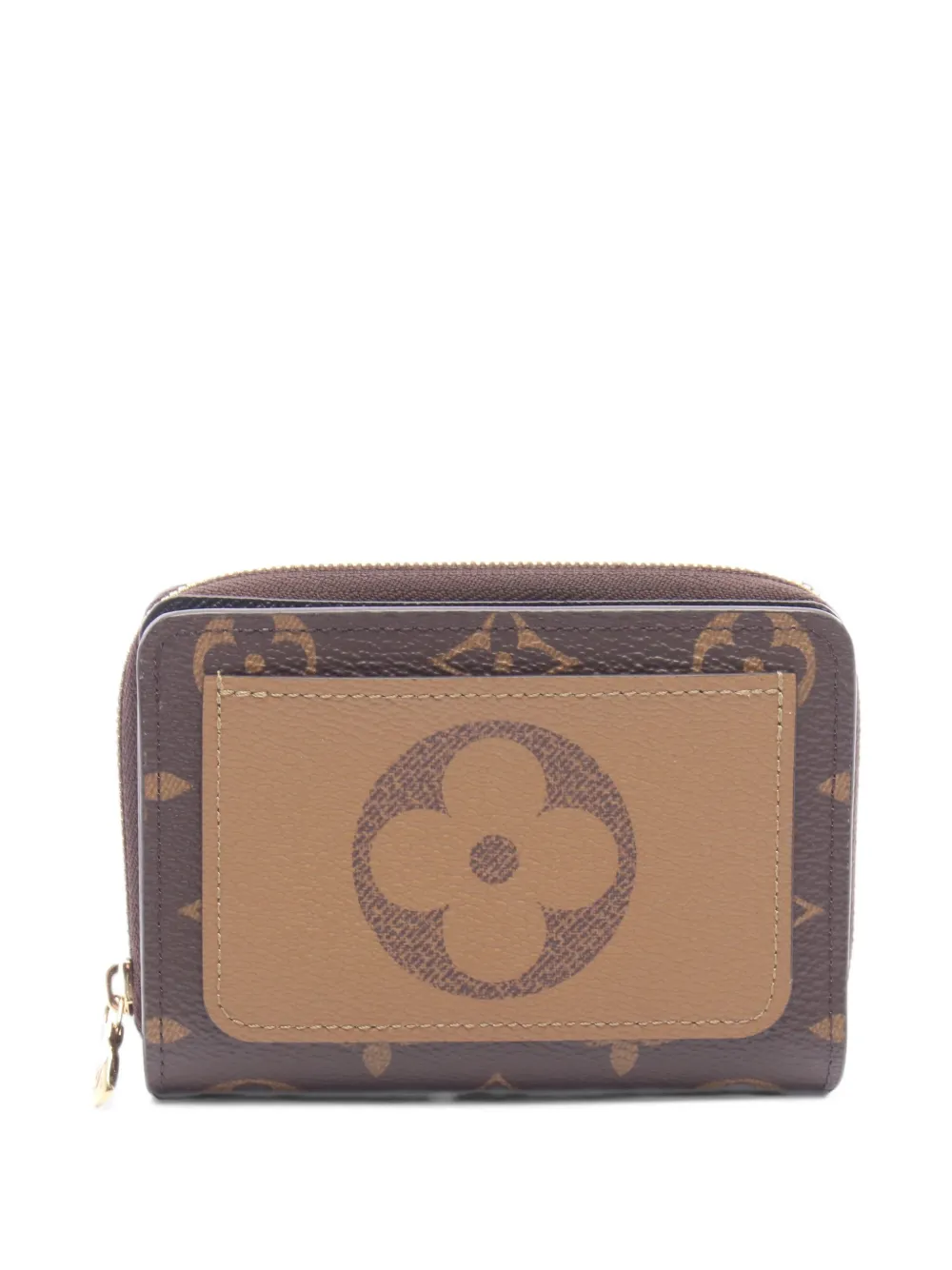 Louis Vuitton Pre-Owned 2021 Monogram Reverse bi-fold wallet - Braun