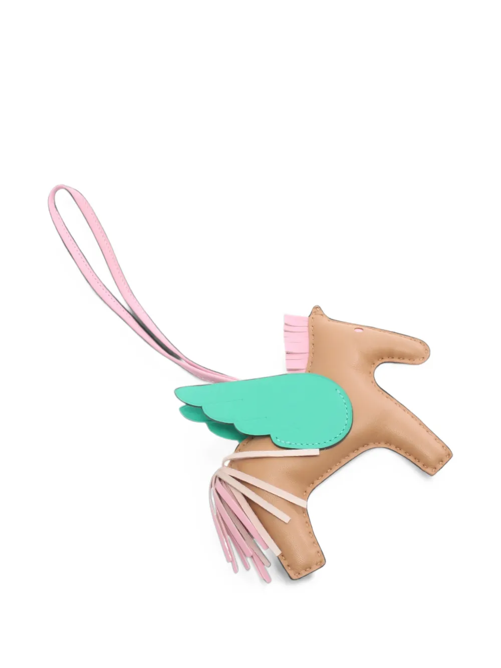 Hermès Pre-Owned 2022 MM Rodeo Pegasus bag charm - Nude