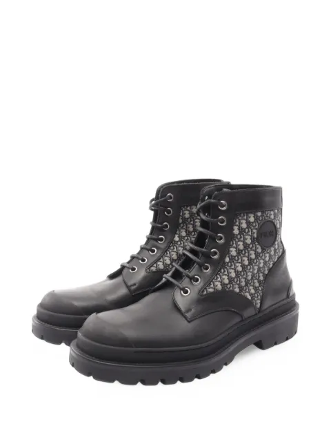 Christian Dior Pre-Owned 2010s Dior Explorer Oblique Stiefeletten