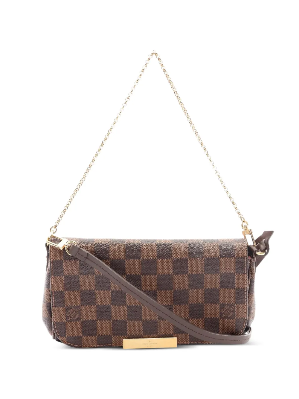 Louis Vuitton Pre-Owned 2013 PM Damier Ebene Favorite shoulder bag - Marrone