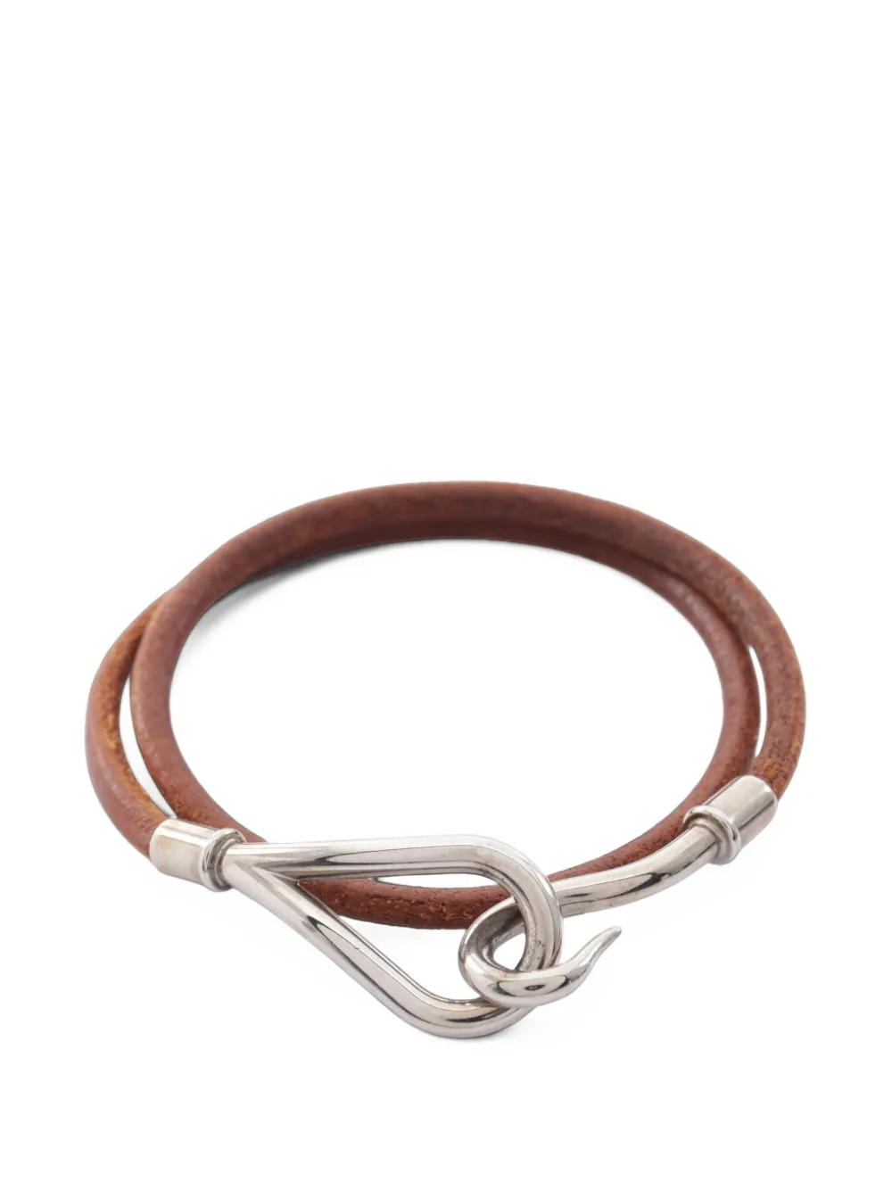 Hermès Pre-Owned 2010s Jumbo hook-fastening bracelet - Silber