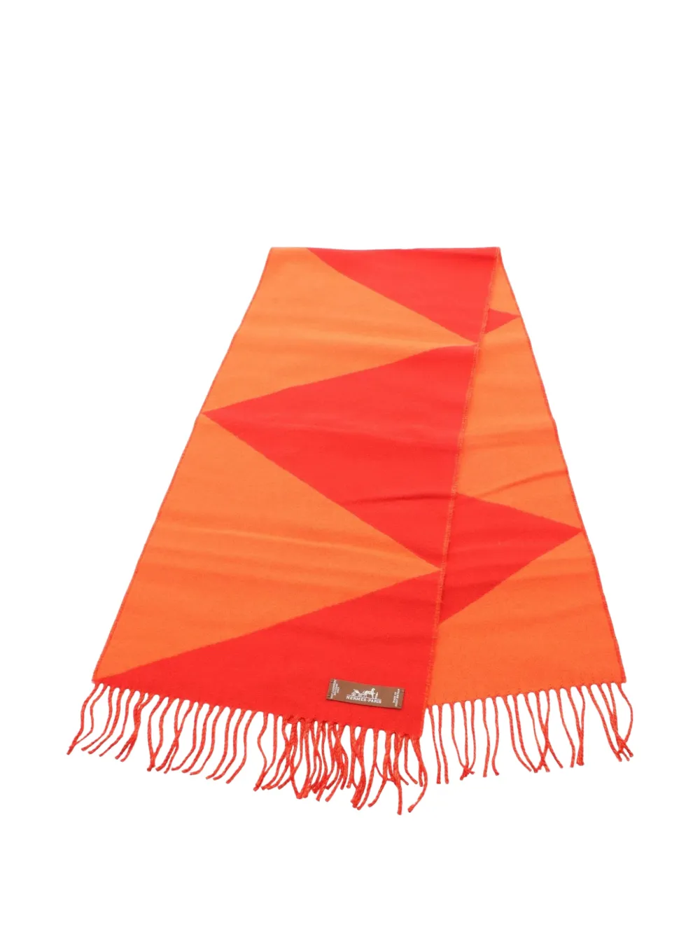 Hermès Pre-Owned 2020s Kazak scarf - Orange