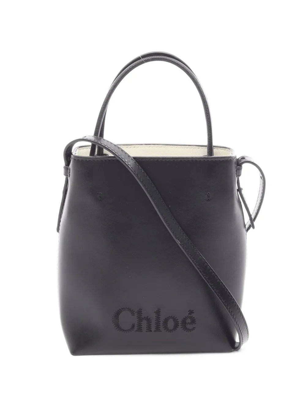 Chloé Pre-Owned 2010s micro Sense tote bag - Noir Chloé Pre-Owned 2010s micro Sense tote bag - Noir