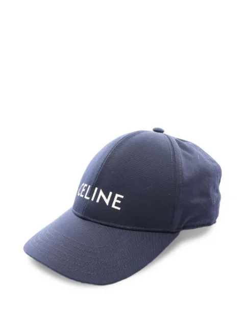 Celine Pre-Owned 2010s logo-embroidered baseball cap