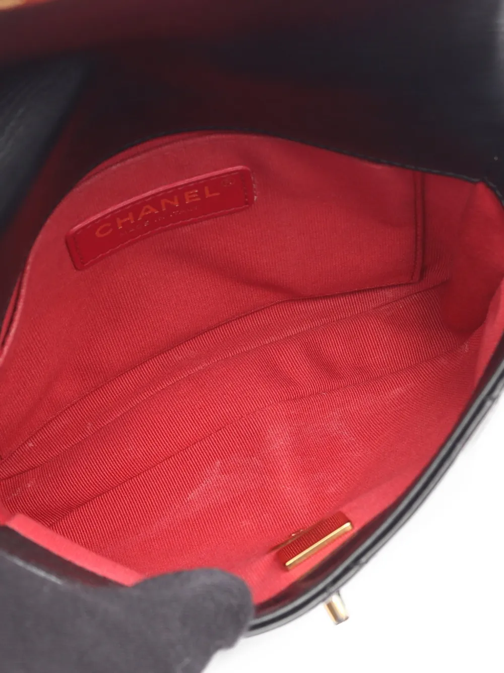 CHANEL Pre-Owned 2021 kleine Matelassé Flap schoudertas Zwart
