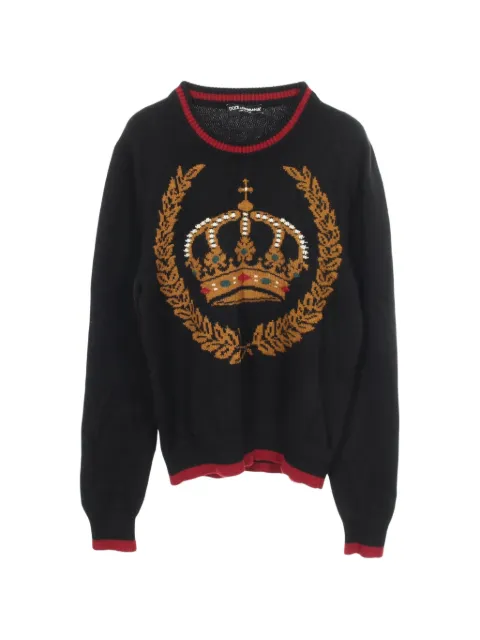 Dolce & Gabbana Pre-Owned 2000s King crown sweater