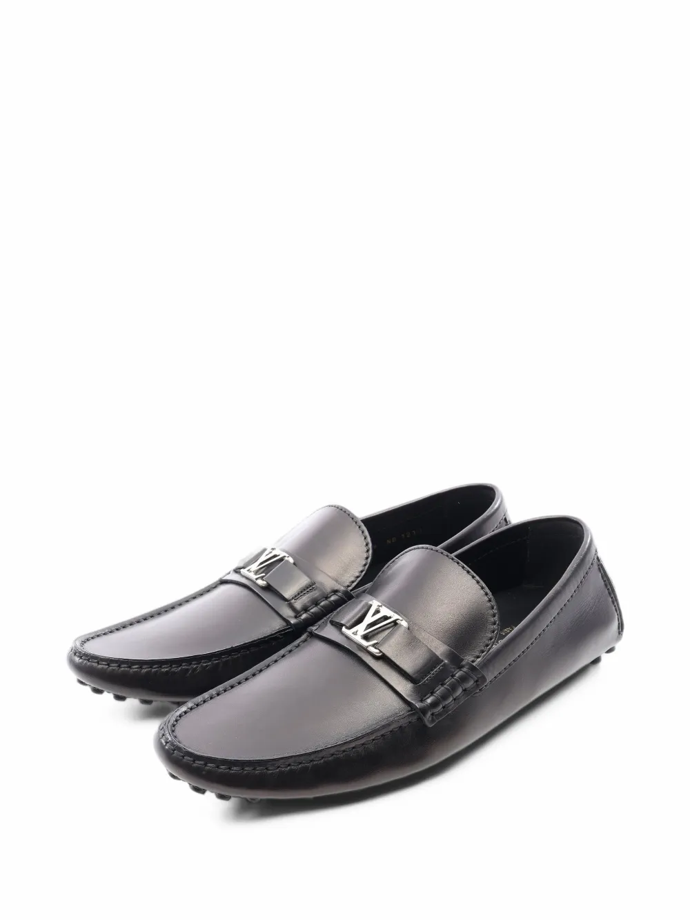 Louis Vuitton Pre-Owned Hockenheim Line leather loafers - Schwarz