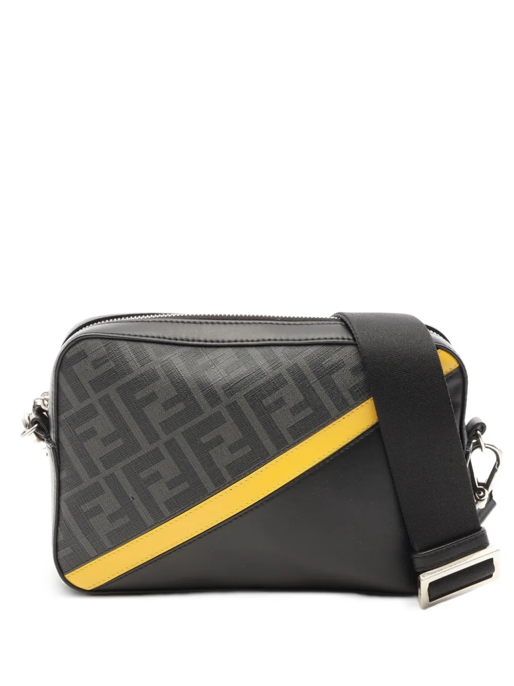 Fendi Pre-Owned 2010s Zucca camera shoulder bag - Grau