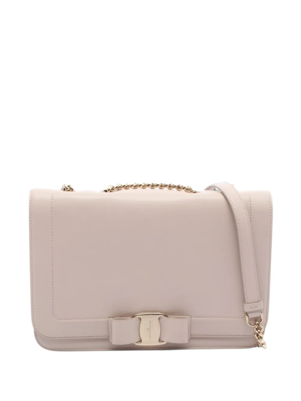 Ferragamo Pre-Owned 2010s Vara ribbon shoulder bag - Rosa