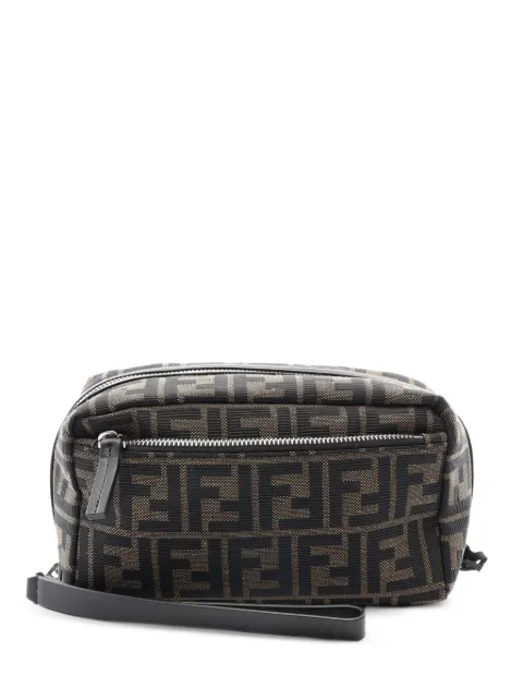 Fendi Pre-Owned 2020s Zucca-pattern clutch bag