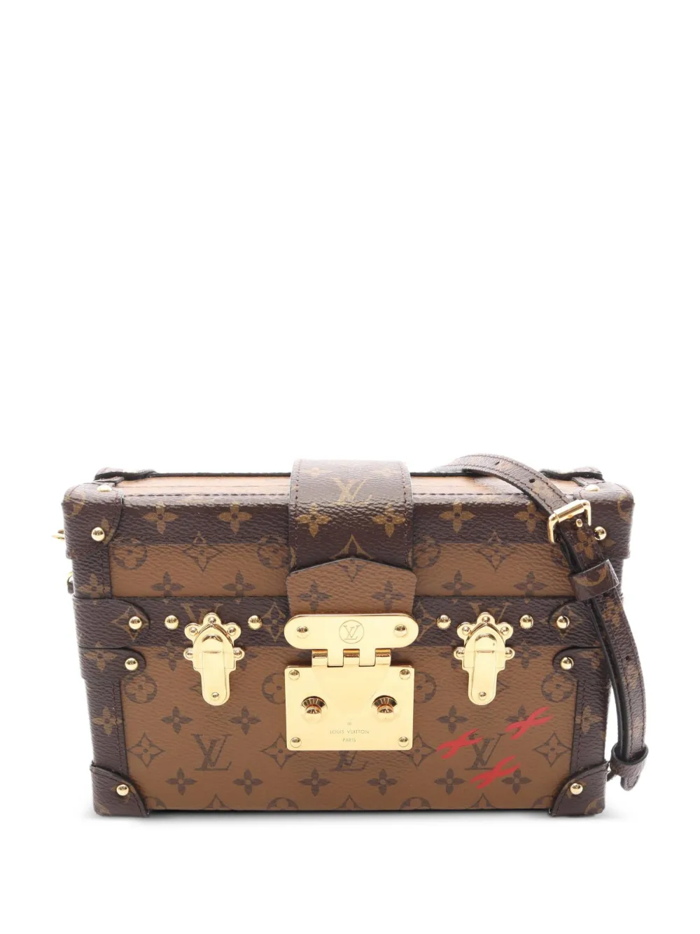Louis Vuitton Pre-Owned Petite Malle Monogram mini bag - Marrone
