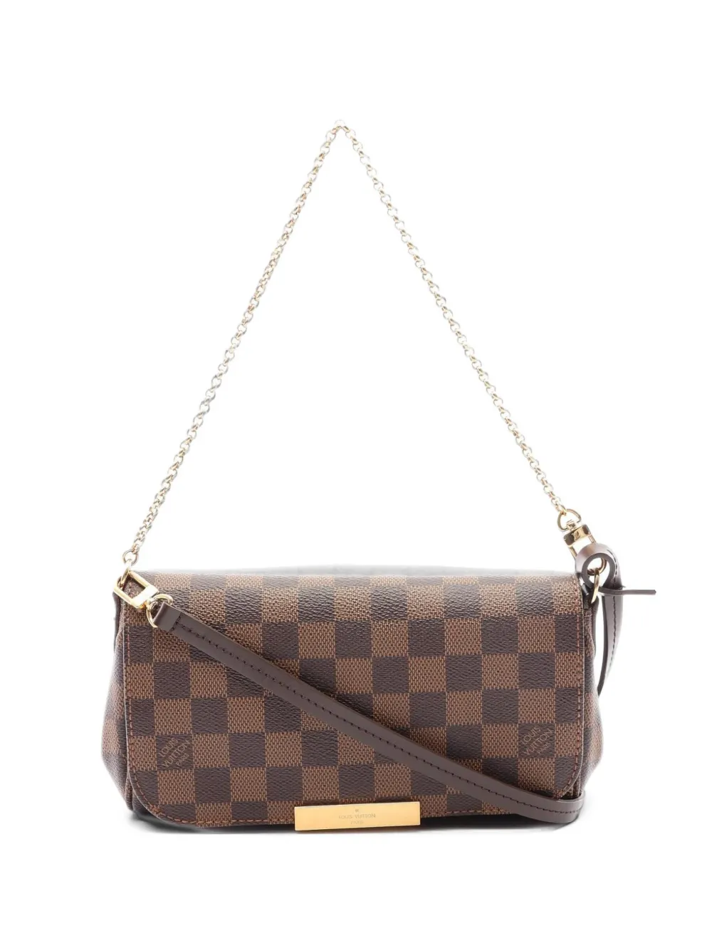 Louis Vuitton Pre-Owned 2013 PM Favorite Damier Ebene shoulder bag - Brown